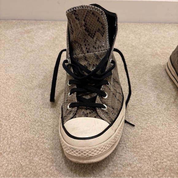 Converse All Star Chuck Taylor 70 Snakeskin High Top Shoes Sneakers Size US 10.5 - Picture 15 of 16